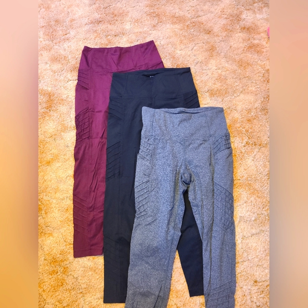 3 pairs of members mark leggings size M